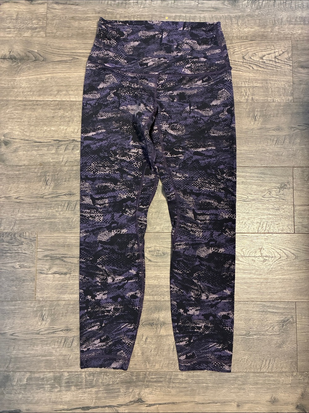 Lululemon Align Pant II (25") - Color: Rip Wave Purple Thunder Black - Size: 6